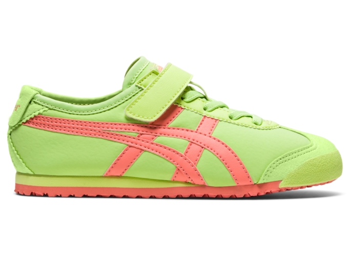 Unisex MEXICO 66 KIDS | Lime Green/Guava | KIDS SHOES | Onitsuka Tiger