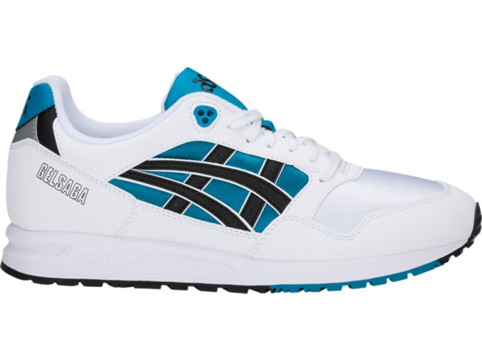 GEL SAGA Men Teal Blue Black Men s Sportstyle Shoes ASICS United States