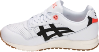 asics gel saga white black