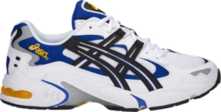 asics gel kayano 5 og blue yellow