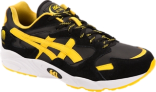 Yellow black clearance asics