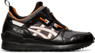 black and orange asics gel lyte