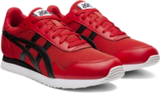 Asics clearance red shoes