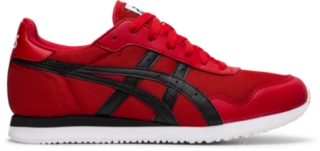 asics tiger red shoes