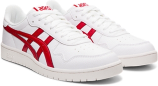 Asics red and white sale