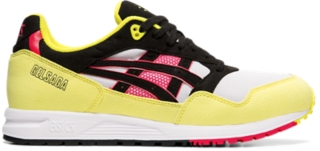 Asics gel saga white black hot sale