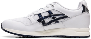 asics gel saga white midnight