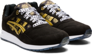 asics gel saga black