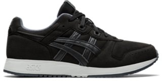 black and grey asics