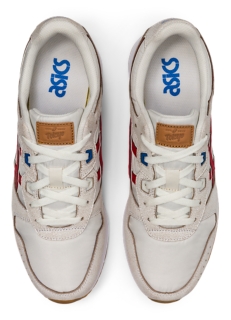 Lyte Classic Cream Classic Red スポーツスタイル アシックスタイガー メンズ スニーカー Asics