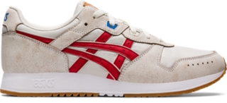 Lyte Classic Cream Classic Red スポーツスタイル アシックスタイガー メンズ スニーカー Asics