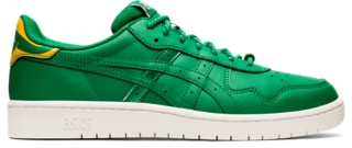 asics shoes green