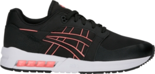 asics gel saga black orange