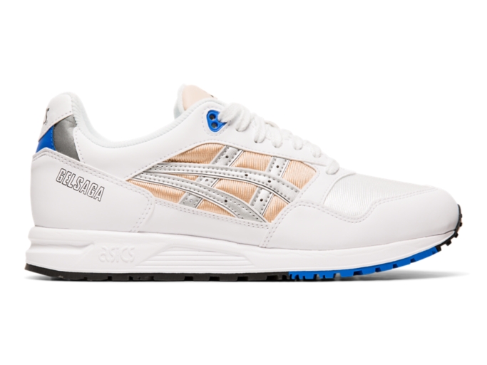 Women s GEL Saga Nude Silver Sportstyle Shoes ASICS