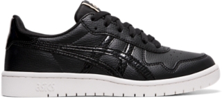 Solid black hot sale womens asics