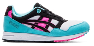 Asics gel saga blue hot sale pink