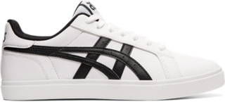 Asics black and clearance white sneakers