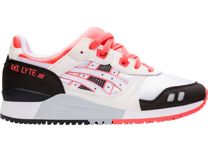 Asics gel saga white flash clearance coral