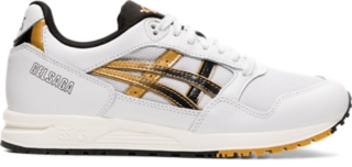 gel saga white black