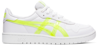 asics white yellow