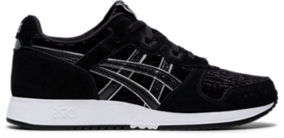 Lyte Classic Black Pure Silver スポーツスタイル アシックスタイガー レディース スニーカー Asics