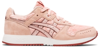 Asics Lyte Classic trainers in white and pink