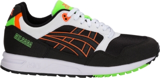 asics gel saga shocking orange