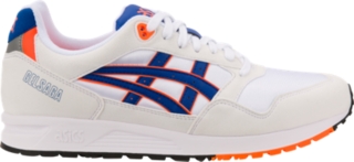 asics orange blue