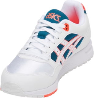 Asics gel saga hot sale white flash coral