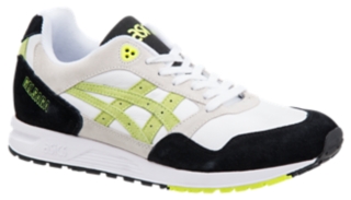 Asics gel saga 2025 white flash yellow