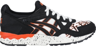 black and orange asics gel lyte