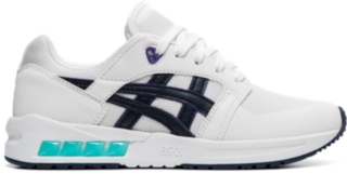 asics gel saga midnight white