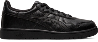 asics black school shoes