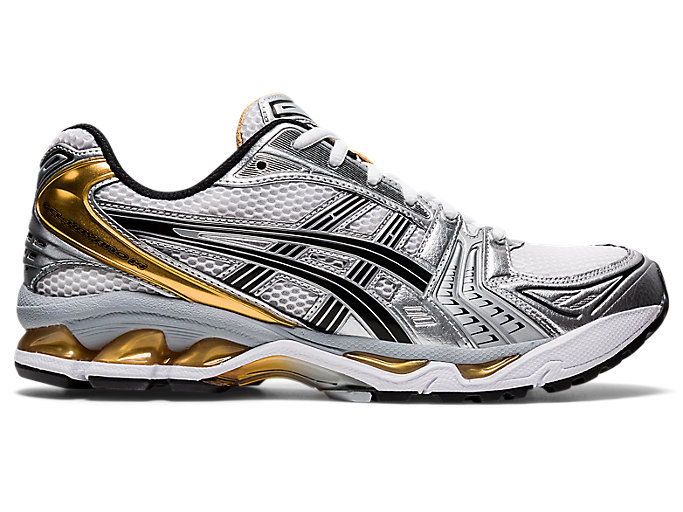 Image 1 of 7 of Homme White/Pure Gold GEL-KAYANO™ 14 Chaussures SportStyle pour hommes