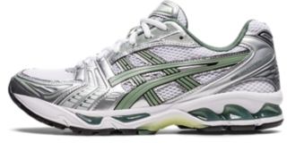 Alternative image view of GEL-KAYANO 14,  WHITE/SLATE GREY