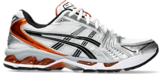 Orange and white asics on sale