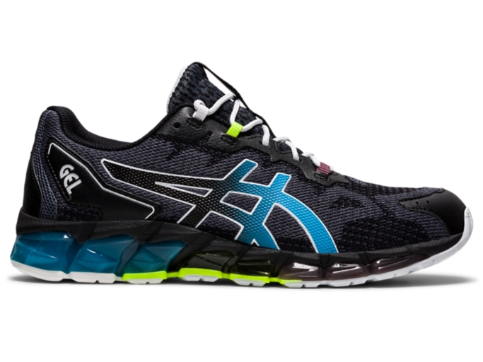 Men's GEL-QUANTUM 360 6 | Black/Aizuri Blue | Sportstyle Shoes | ASICS