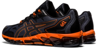 Asics gel noir orange new arrivals