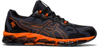 Asics orange hot sale et noir