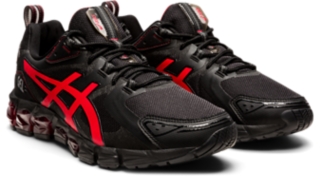 Asics red black online