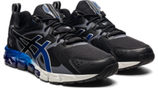 Asics bleu best sale et noir