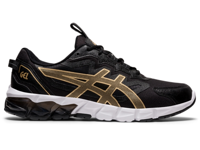 GEL QUANTUM 90 Men Black Pure Gold Mens Sportstyle Shoes and Sneakers ASICS Australia