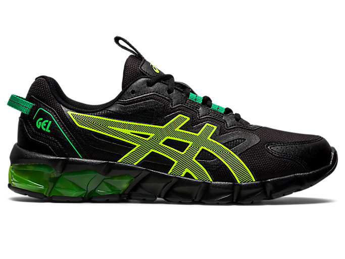 Image 1 of 7 of Homem Black/Safety Yellow GEL-QUANTUM™ 90 Men's Sportstyle Shoes & Trainers