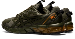 Men's GEL-QUANTUM 90 Black/Shocking Orange Shoes
