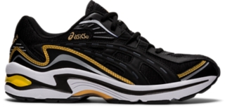 Men s GEL PRELEUS Black Pure Gold Sportstyle Shoes ASICS