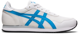 Men's TIGER RUNNER | White/Aizuri Blue | Sportstyle Shoes | ASICS