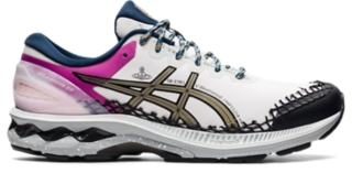 GEL-KAYANO 27 DE | WHITE/LICHEN ROCK | スポーツスタイル メンズ スニーカー【ASICS公式】