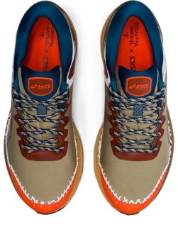 Gel Kayano 27 De X Vivienne Westwood Lichen Green Ox Brown スポーツスタイル アシックスタイガー メンズ スニーカー Asics