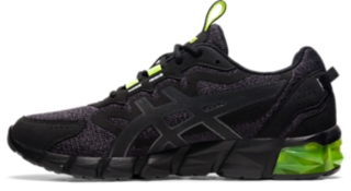 Asics black hot sale and green