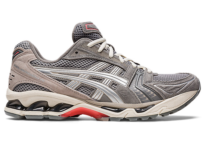 Image 1 of 7 of Men's Clay Grey/Pure Silver GEL-KAYANO 14 Men's SportStyle Shoes